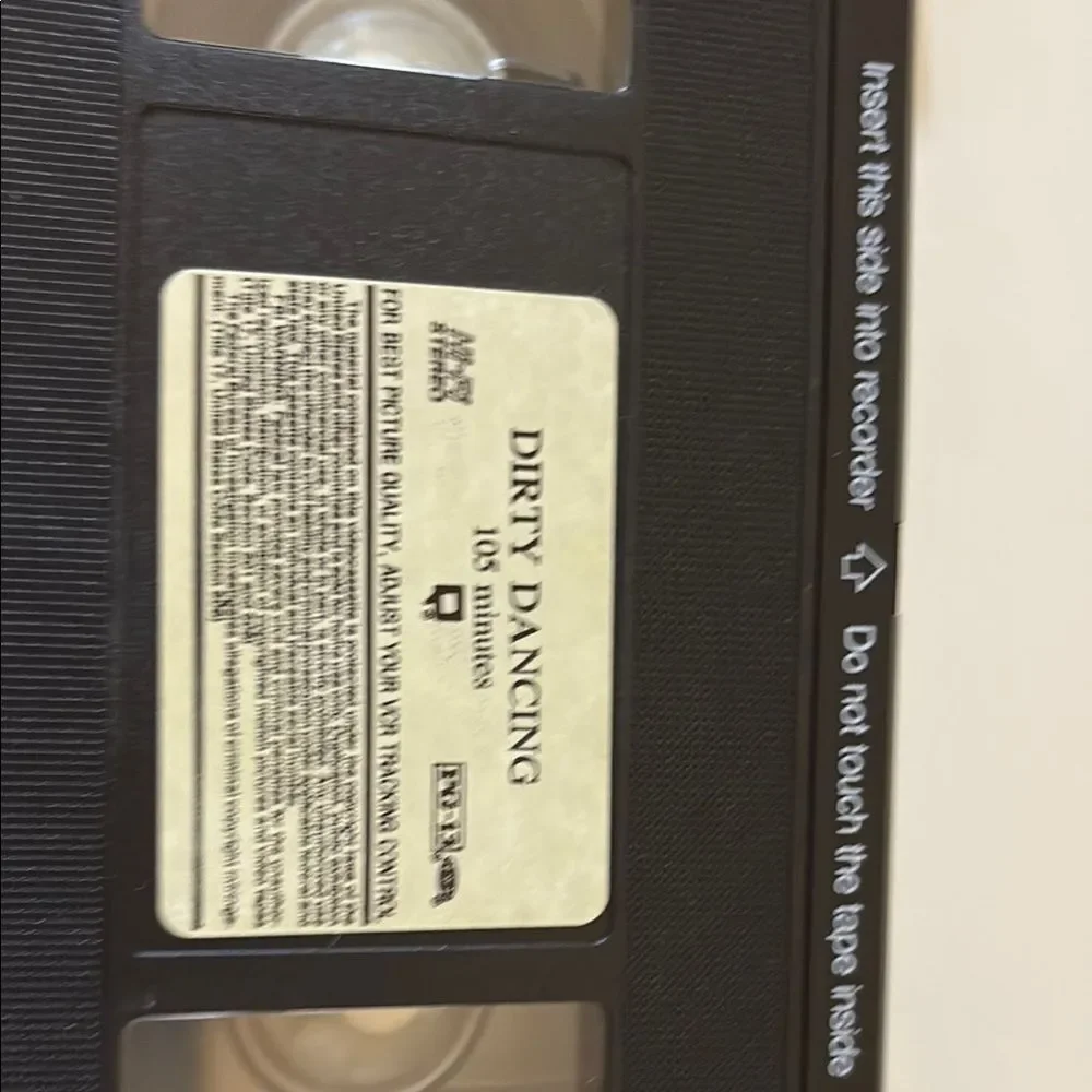 Dirty Dancing VHS Tape with Iconic Scenes